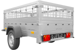 Remorque basculante 200x125 avec grille 750 kg – Image 4