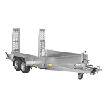 Remorque porte-engins Pongratz PMT aluminium 306x170 3500 kg