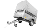 Remorque basculante 200x125 avec bâche haute H1500 750 kg