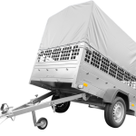 Remorque basculante 200x125 avec bâche haute H1500 750 kg