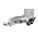 Remorque porte-engins Pongratz PMT aluminium 260x150 2700 kg