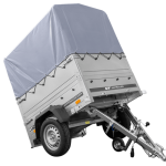 Remorque basculante 150x106 avec bâche haute 750 kg