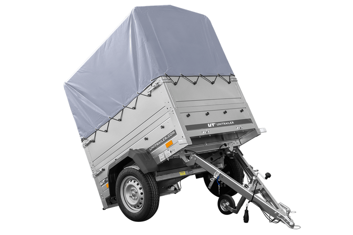 51-2.png Remorque basculante 150x106 avec bâche haute 750 kg – Image 1