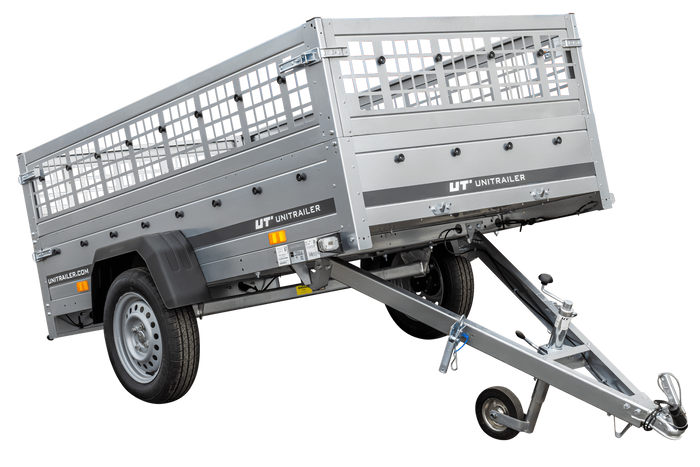 51-4.png Remorque basculante 200x125 avec grille jusqu'à 750 kg – Image 1