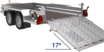 Remorque porte-engins Pongratz PMT plateau surbaissé 300x152 3500 kg – Image 5