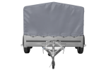 Remorque double essieu basculante 264x150 avec bâche H800 – Image 2