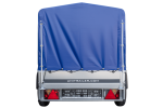 Remorque basculante 200x106 avec bâche haute bleue jusqu'à 750 kg – Image 2