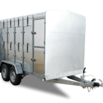 Remorque transport bétail Pongratz EVA 430x177 3500 kg