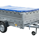 Remorque basculante 230x125 avec double ridelles 750 kg