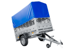 Remorque basculante 200x106 avec bâche haute H1500 750 kg