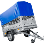 Remorque basculante 200x106 avec bâche haute H1500 750 kg