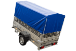 Remorque basculante 230x125 avec bâche haute e griglia 750 kg – Image 4