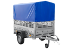 Remorque basculante 200x106 avec bâche haute H1500 750 kg – Image 4