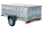 Remorque basculante 230x125 avec bâche plate 750 kg – Image 3