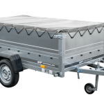 Remorque basculante 230x125 avec bâche plate 750 kg