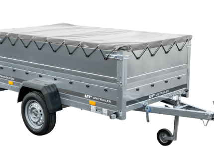 Remorque basculante 230x125 avec bâche plate 750 kg