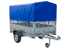 Remorque basculante 230x125 avec bâche haute e griglia 750 kg – Image 2