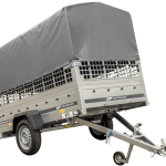 Remorque basculante 230x125 avec bâche haute 750 kg