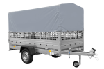 Remorque basculante 264x125 avec bâche haute H800 750 kg