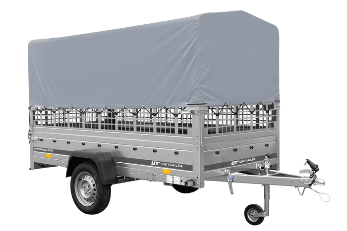 66-5.png Remorque basculante 264x125 avec bâche haute H800 750 kg – Image 1