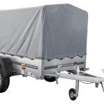 Remorque basculante 200x106 avec bâche haute H800 750 kg