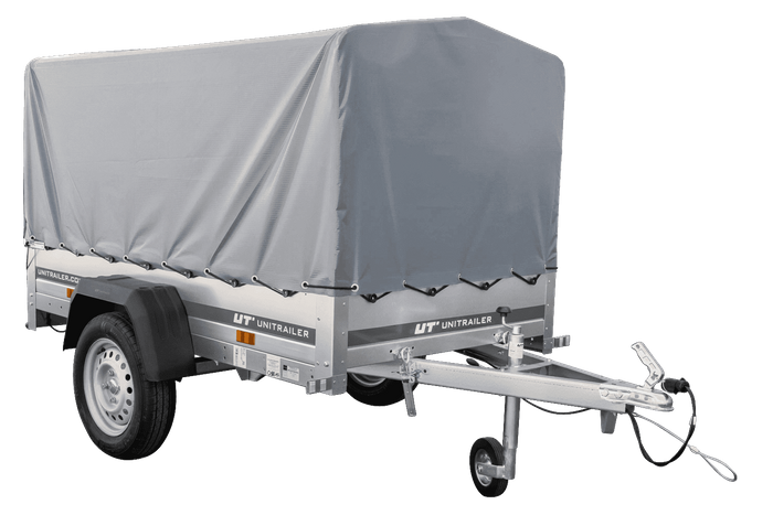 70.png Remorque basculante 200x106 avec bâche haute H800 750 kg – Image 1