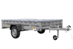 Remorque basculante Garden 265/R 264x150 avec bâche 750 kg