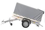 Remorque basculante 200x106 avec bâche haute H800 750 kg – Image 2