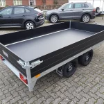Remorque benne Saris K1 256x150 1500 kg double essieu