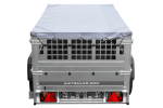 Remorque basculante 200x125 avec bâche haute e griglia 750 kg – Image 3