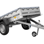 Remorque basculante 200x125 avec bâche grigio 750 kg