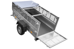 Remorque basculante 200x125 avec bâche haute e griglia 750 kg – Image 2