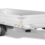 Remorque avec ridelles alluminio 406x184 2700 kg