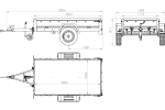 Remorque basculante 200x106 avec bâche et grille 750 kg – Image 5