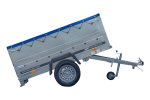 Remorque basculante 200x106 avec bâche et grille 750 kg – Image 4
