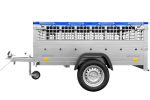 Remorque basculante 200x125 avec grille et bâche 750 kg – Image 3