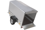 Remorque basculante 200x125 avec bâche haute jusqu'à 750 kg – Image 2