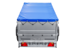 Remorque basculante 200x106 avec bâche et grille 750 kg – Image 3