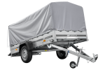 Remorque basculante 264x126 avec bâche H800 jusqu'à 750 kg