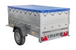Remorque basculante 200x106 avec bâche et grille 750 kg – Image 2