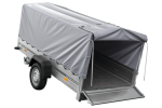 Remorque basculante 264x126 avec bâche H800 jusqu'à 750 kg – Image 3