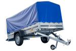 Remorque légère 264x125 avec bâche e telaio jusqu'à 750 kg