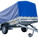 Remorque légère 264x125 avec bâche e telaio jusqu'à 750 kg