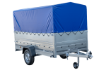 Remorque basculante 264x125 avec bâche haute H800 750 kg
