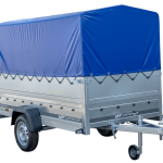 Remorque basculante 264x125 avec bâche haute H800 750 kg
