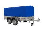 Remorque double essieu basculante 264x125 jusqu'à 750 kg