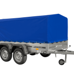 Remorque double essieu basculante 264x125 jusqu'à 750 kg