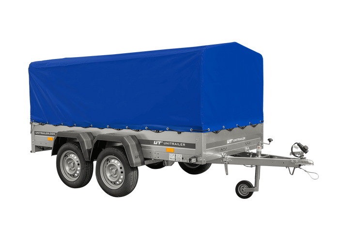 90.png Remorque double essieu basculante 264x125 jusqu'à 750 kg – Image 1