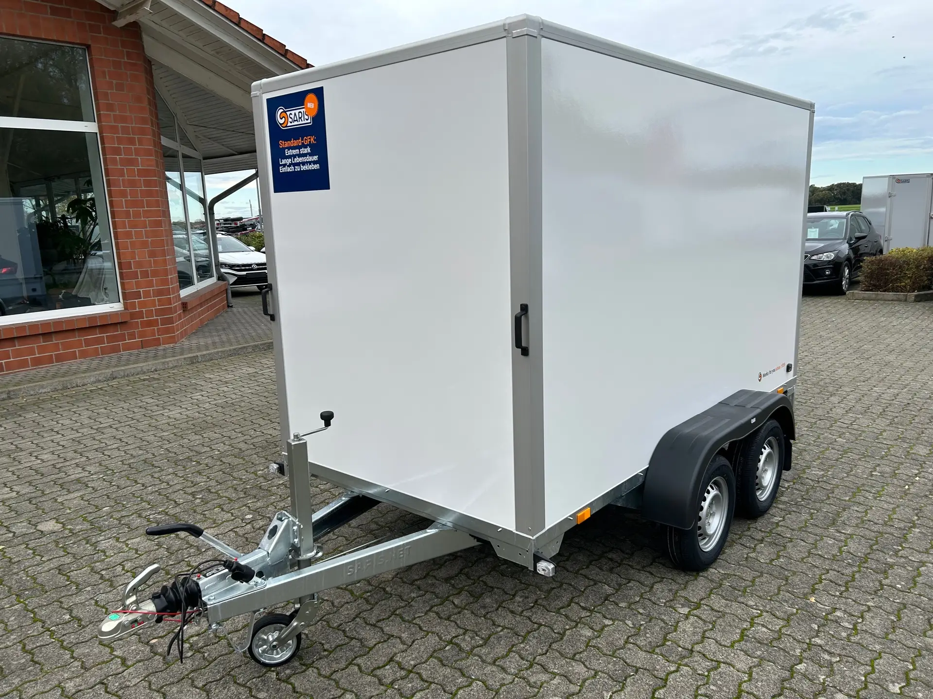 91.webp Remorque porte-voiture Saris GO 306x154 2000 kg double essieu – Image 1