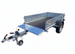 Remorque avec ridelles tandem 251x125 2600 kg – Image 4